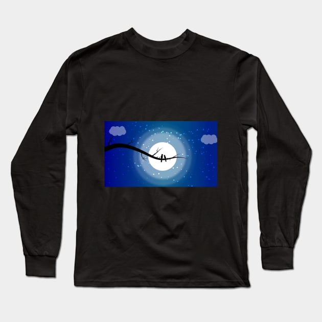 Loving birds Long Sleeve T-Shirt by Nexus Designs